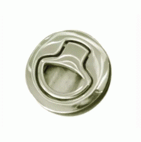 Door Flush Ring Pull without Lock Made of s.steel aisi 316 - D 62 mm x D 48 mm - SM48010 - SMR